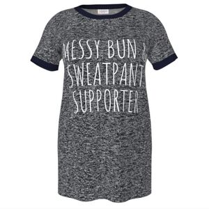 LuLaRoe Black and White Tee Relaxed Fit